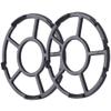 CALLARON 2pcs Cast Iron Gas Stove Rack - Wok Stand for Gas Hob and Convenient Pot Bracket Fit for Wok and Pots view 2