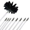 chimney sweep kit Cleaning Brush Kit,Nylon Brush Chimney Brush Duct Vent Cleaning Set Bendable Connectable Flexible Rods And Replaceable Brush Head, Drainage Pipeline Flue Cleaning Tool, Easy To Use ( view 1