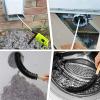 chimney sweep kit Dryer Vent Cleaner 24 Feet, Flexible 9/18 Rods Dry Duct Cleaning Kit Chimney Sweep Brush With 1/2 Brush Heads And Dryer Lint Brush, Extend Up To 24 Feet ( Color : 9 Rods , Size : 410 view 3