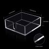 Acrylic Cocktail Napkin Holder for Table, Clear Beverage Napkin Holder Square Rectangle for Dinner, Kitchen, Bathroom, Restaurant, Bar (10 Pieces, 5.5 x 5.5 Inch) view 2