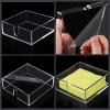 Acrylic Cocktail Napkin Holder for Table, Clear Beverage Napkin Holder Square Rectangle for Dinner, Kitchen, Bathroom, Restaurant, Bar (10 Pieces, 5.5 x 5.5 Inch) view 3