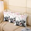 Set of 2 Happy Valentine's Day Throw Pillow Covers 16x16 Romantic Cow Pillow Covers Couple Red Heart Tree Love Farmhouse Valentines Cushion Covers Rose Floral Grey Marble Cushion Cases view 4