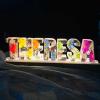 Alphabet-Custom Eternal Flower LED Night Light USB Letter Led Dried Decorative Lamp for Lover Wife Girlfriend (10 Letters) view 3
