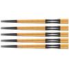 J-kitchens PBT Chopsticks Set of 5, 8.9 inches (22.5 cm) Pestle Shaped Takushima Chopsticks, Lemon Arabesque Made in Japan view 1