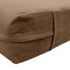 Prolinemax Style V5 Full Size Velvet Knife Edge Indoor Daybed Bolster Pillow Cushion Mattress Fitted Sheet |Cover ONLY| AD308 view 4