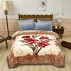 4.4lbs Korean Mink Blanket 59"X79",Silky Soft and Warm,2 Ply Reversible Printed Raschel Blanket for Single Bed/Sofa Blanket view 1