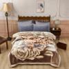 4.4lbs Korean Mink Blanket 59"X79",Silky Soft and Warm,2 Ply Reversible Printed Raschel Blanket for Single Bed/Sofa Blanket view 1