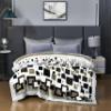 4.4lbs Korean Mink Blanket 59"X79",Silky Soft and Warm,2 Ply Reversible Printed Raschel Blanket for Single Bed/Sofa Blanket view 1