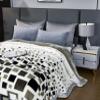 4.4lbs Korean Mink Blanket 59"X79",Silky Soft and Warm,2 Ply Reversible Printed Raschel Blanket for Single Bed/Sofa Blanket view 3