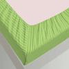 Velosso StretchWrap Striped Box Spring Cover - 100% Egyptian Cotton Wrap Around 4 Sides for Hotel & Home, Fits Box Springs up to 15 - Cal-King, Sage view 4