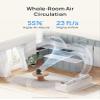 DREO Fan for Bedroom, 12 Inches, 70ft Powerful Airflow, 25db Quiet Table Air Circulator Fans for Whole Room, 120 Adjustable Tilt, 3 Speeds, Desktop Fan for Home, Office, Kitchen view 3