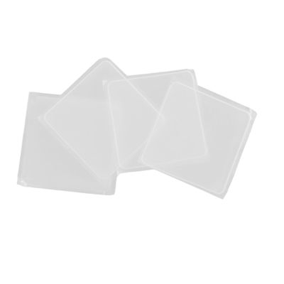 WOONEKY Silicone Gel Pads Sticky Gripping 7x7cm Gel Pads for Washer Skid and Quiet Mat