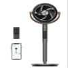 Dreo Smart Fan for Bedroom, 120+105 Omni-directional Oscillating Standing Fans with Remote, 100ft Quiet Floor Fan for Room, Wi-Fi/Voice/Alexa, 6 Modes, 8 Speeds, 37-43'' Height, 12H Timer, DC Motor view 1