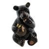 1 Pcs Western Rustic Black Bear Eating Honey From Honeycomb Beehive Figurine Bears view 3