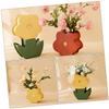 1pc Funny Indoor Container Modeling Modern Plant Bottle Bud Wedding Planter Holder Floral Yellow Dcor Pen Brush Air Kitchen Arrangement Cartoon Adornment Vases and or view 3