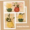 1pc Funny Indoor Container Modeling Modern Plant Bottle Bud Wedding Planter Holder Floral Yellow Dcor Pen Brush Air Kitchen Arrangement Cartoon Adornment Vases and or view 4