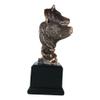 1 Pcs Rustic Wildlife Black Bears Couple Family Electroplated Figurine With Base Stand view 4