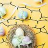 Holiday Essence - Yellow LED Christmas String Lights, 100 Mini Light Set Green Wire 26.9 Ft for Halloween Autumn, Holiday Lighting Decoration, Indoor & Outdoor, Christmas Tree Dcor, UL Certified view 3