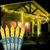 Holiday Essence - Yellow LED Christmas String Lights, 100 Mini Light Set Green Wire 26.9 Ft for Halloween Autumn, Holiday Lighting Decoration, Indoor & Outdoor, Christmas Tree Dcor, UL Certified view 4