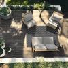 Garland Rug Garden Trellis 6 ft. x 9 ft. Indoor/Outdoor Area Rug Outdoor Waterproof Rug for Patio, Camping Rugs, RV, Porch, Deck, Camper, Balcony, Backyard for High-Traffic Areas, Cinder Gray view 2