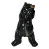 1 Pcs Rustic Western Woodlands Forest Black Bear South Paw Boxing Decorative Figurine view 3