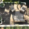 Garland Rug Garden Trellis 4 ft. x 6 ft. Indoor/Outdoor Area Rug Outdoor Waterproof Rug for Patio, Camping Rugs, RV, Porch, Deck, Camper, Balcony, Backyard for High-Traffic Areas, Cinder Gray view 2