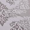 Beautiful Venetian Filigree Design Gray Color Blackout Curtains No Light 52" x 84" Size, Chic Style Gorgeous Damask Pattern, Stainless Steel Finish | All Season Pretty Silver Shade Machine Washable view 4