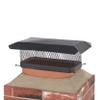 HY-Guard Galvanized Steel Chimney Cover - HY-C Black Chimney Cap, Single Bolt-On Chimney Fireplace Cover, Chimney Flue Cover to Fit On Existing Flue Tiles, Chimney Vent Cap with Hood Plate (9" x 18") view 4