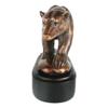 1 Pcs North Pole Arctic Circle Wildlife Roaming Polar Bear Figurine With Black Base view 3