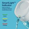 Brita Tahoe Large 10 Cup Water Filter Pitcher with Smart Light Filter Reminder and 1 Standard Filter- Transparent Teal view 4