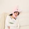 Ears Bunny Headgear Easter Costume Accessory The Performer Easter Party Hat Cute Bunny Hat Rabbit Ears Hats Cosplay Party Hat Easter Bunny Hat Prop Plush Child The Photo Animal view 3
