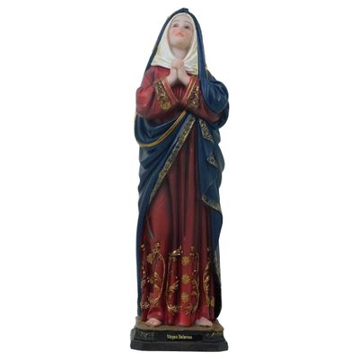 Painful Virgin 12 inch Tall Religious Figure Virgen Dolorosa Statue