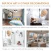 1pc Rattan Woven Hot Air Balloon Floating The Skies Air Balloon Decorative Hot Air Balloon Handmade Hanging Decor Hot Air Balloon Models Lampshade Hand Weaving Preschool Iron Wire view 4