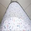 Designer Flame Retardant Privacy Curtains with Mesh and Grommets for Hospitals, Rehabilitation Centers, and institutions. (6' Wide x 7' Long Color Gray) view 2