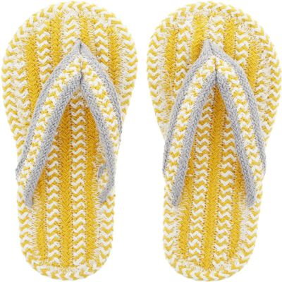 Full Tuck Cotton Sandals Vapor Yellow Women's One Size Fits Most 23-25cm Room Shoes