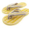 Full Tuck Cotton Sandals Vapor Yellow Women's One Size Fits Most 23-25cm Room Shoes view 4