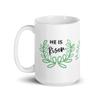 Celebrate Easter 2023 With This He Has Rise, Happy Easter Mug gift. view 4