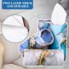 Cunhill 12 Pieces Cylinder Car Tissues Boxes Printed Car Napkins Round Disposable Tissues Boxes Travel Facial for Cup Holder(Griotte Style) view 3