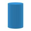 FiVan Birthday Party Plinth Cylinder Cover Blue Solid Single Color Elastic Stretch Spandex Pedestal Cover HP-138 view 2