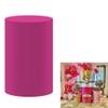 FiVan Birthday Party Plinth Cylinder Cover Rose Red Solid Single Color Elastic Stretch Spandex Pedestal Cover HP-140 view 1