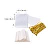CALLARON 2sets Candy Treat Bags for Boys and Girls Lollipop Wrappers Sticks and Ties for Party Favors for Birthdays and Celebrations view 2