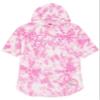 Barbie Girls Towel Poncho | Kids Pink Tie Dye Wearable Bath Towel | Doll Graphic Changing Robe | Cosy Swimwear Beach Cover Up view 1