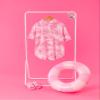 Barbie Girls Towel Poncho | Kids Pink Tie Dye Wearable Bath Towel | Doll Graphic Changing Robe | Cosy Swimwear Beach Cover Up view 2