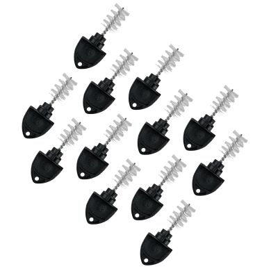 Hemoton 12pcs Beer Tap Stoppers and Cleaning Brushes Faucet Plugs for Draft Beer Prevent and Keep Your Kegerator to Use and Maintain