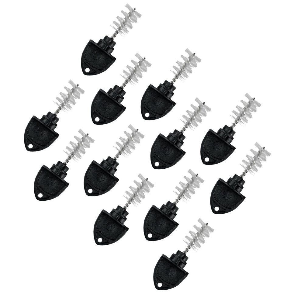 Hemoton 12pcs Beer Tap Stoppers and Cleaning Brushes Faucet Plugs for Draft Beer Prevent and Keep Your Kegerator to Use and Maintain