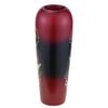 AeraVida Delightful Blossoming Flower Red 8-Inch Mango Tree Wood Vase | Handcrafted Rustic Flower Vase for Home Decor Accent view 2