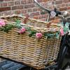 BESPORTBLE Bike Basket Strap: 1 Pair Wicker Front Handlebar, Adjustable PU Leather Front Basket Fastener with Buckle for Cycling Bike view 2