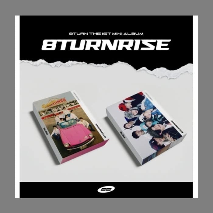 8TURN 8TURNRISE 1st Mini Album CD+Booklet+Selfie book+Photocard+Sticker+Mini poster on pack+Film photo+ID picture+Lyric paper+Tracking (TURN Version)
