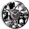12 Inch Round Wall Clock Decorative Wall Clock Puppy Dog Breeds Vinyl Record Wall Clock Hanging Watch Dog Lovers Pet Owners Gift Gift view 1
