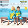 Franco Pokmon Anime Kids Beach/Pool/Bath/Camping Hooded Towel Poncho 24" X 22", Absorbent Cotton Cover up, (Official Licensed Pokmon Product), Large view 2